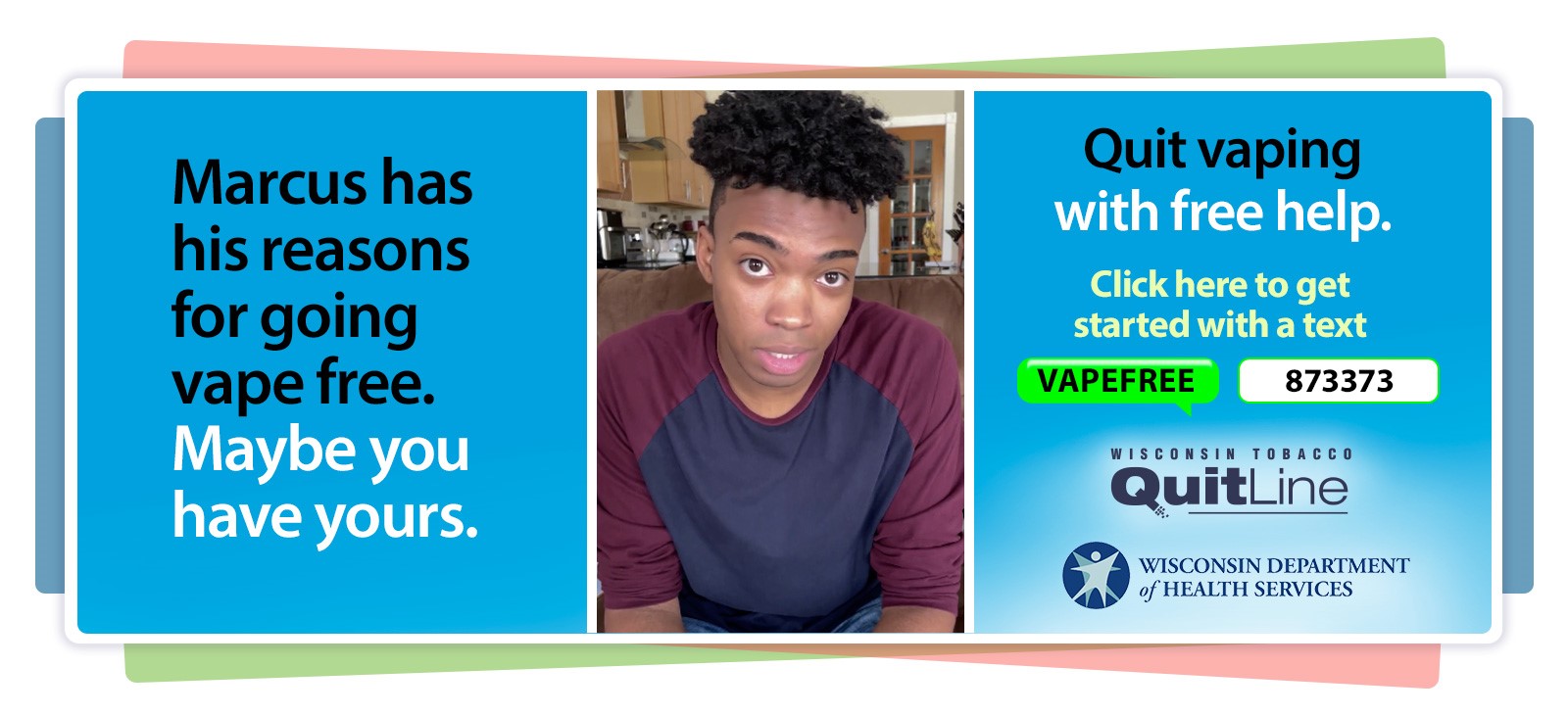 Teens can text VAPEFREE to 873373