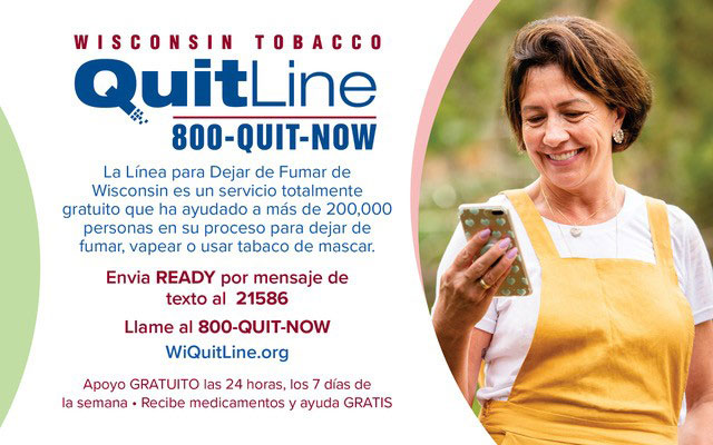 Wisconsin Tobacco Quit Line en Espanol
