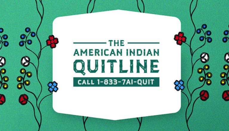 American Indian Quit Line 888-7AI-QUIT